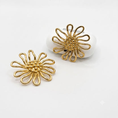 Aretes Girasol Dorotea Aretes