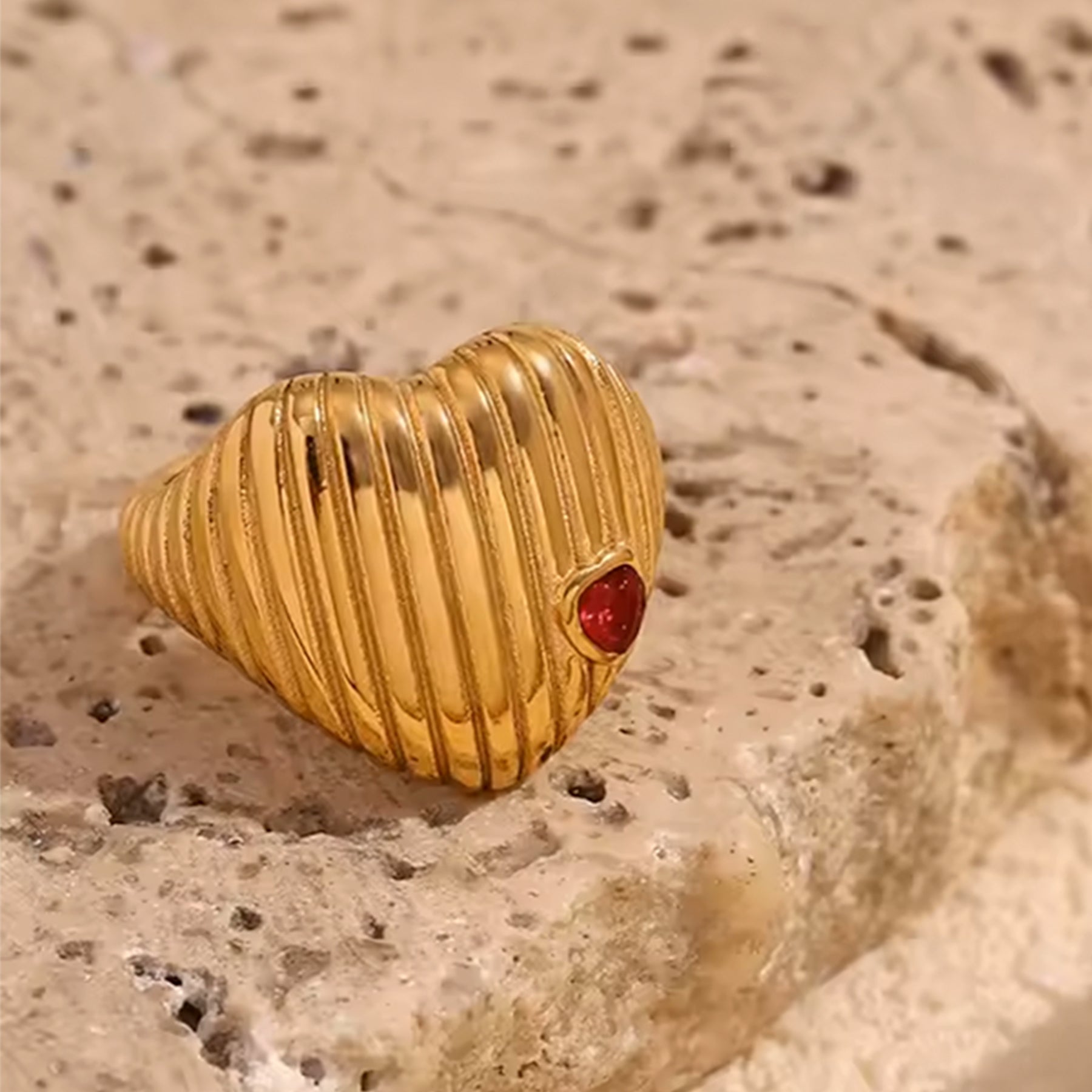 Anillo Red Heart - Dorotea - Anillo