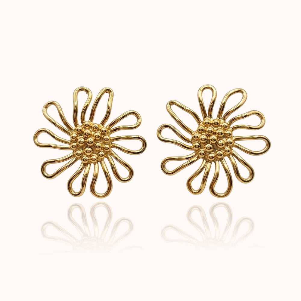 Aretes Girasol Dorotea Aretes