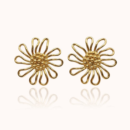 Aretes Girasol Dorotea Aretes