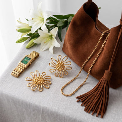 Aretes Girasol Dorotea Aretes