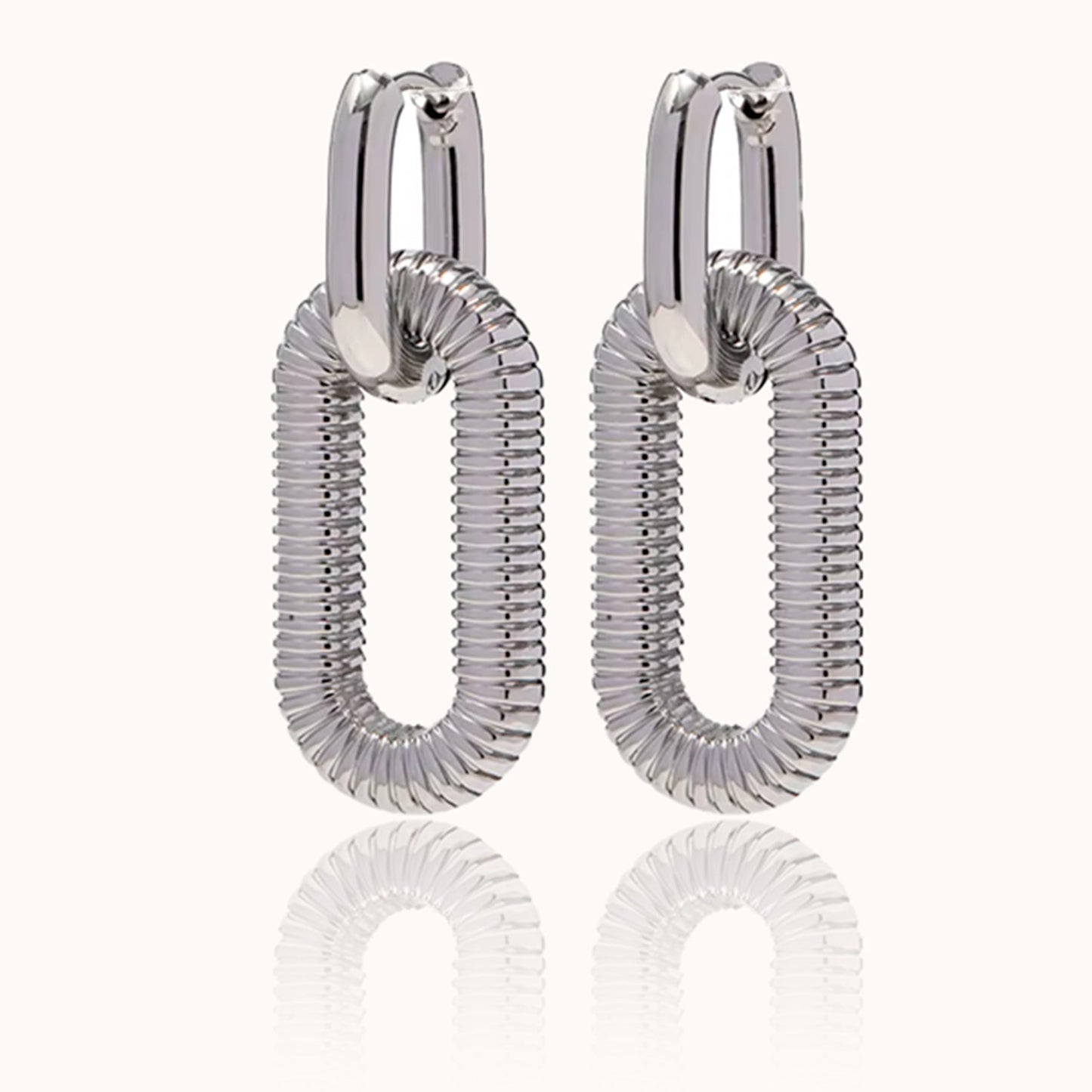 Aretes Linker Dorotea Plateados