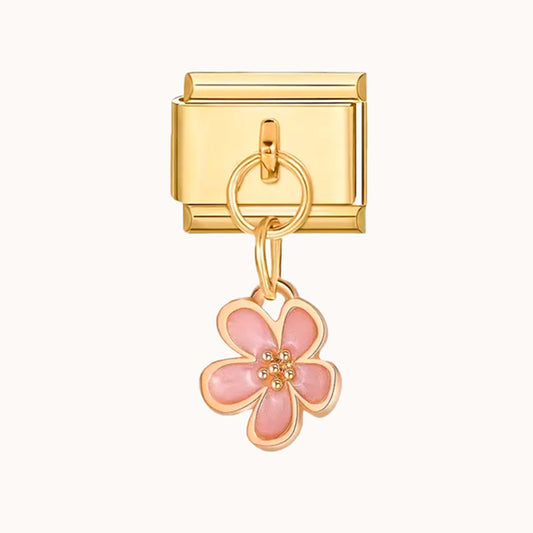Charm Colgante Flor Rosa Dorotea Pulseras