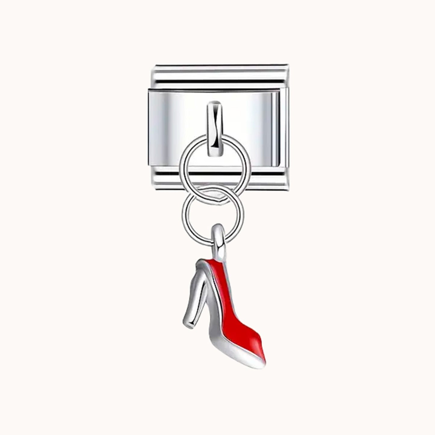 Charm Colgante Tacon Rojo Dorotea Pulseras