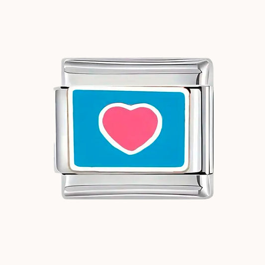 Charm Blue Heart Dorotea Pulseras