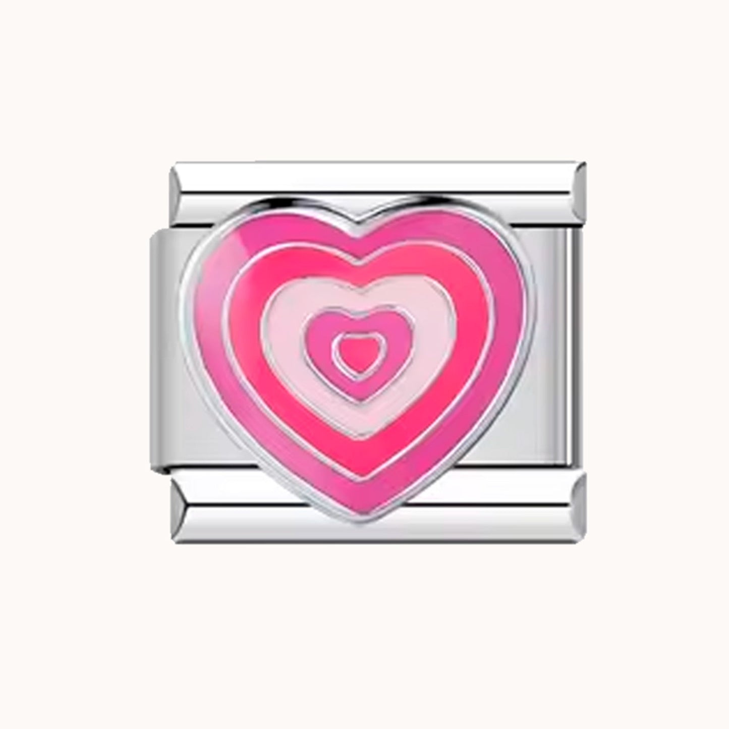Charm Corazón Rosa Dorotea Pulseras