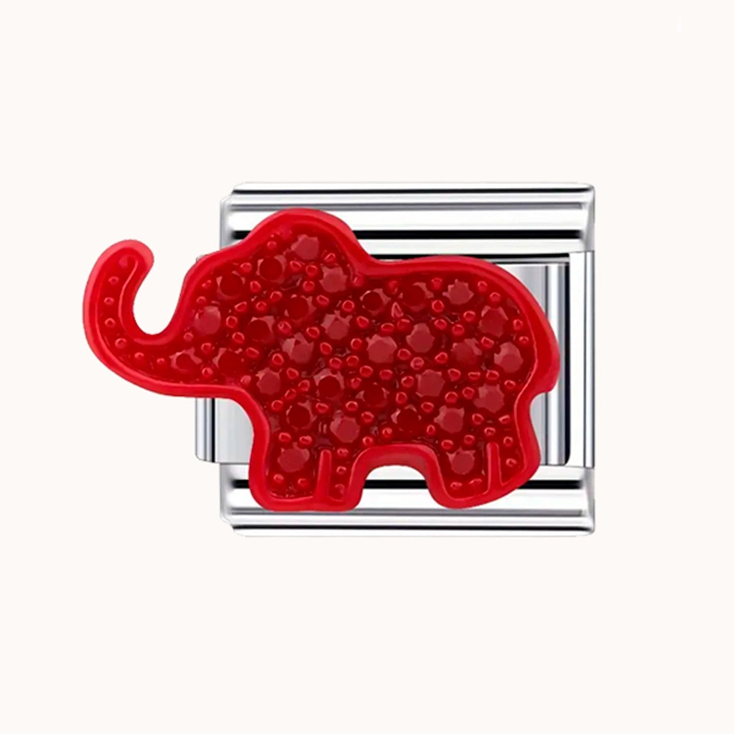 Charm Elefante Rojo Dorotea Pulseras