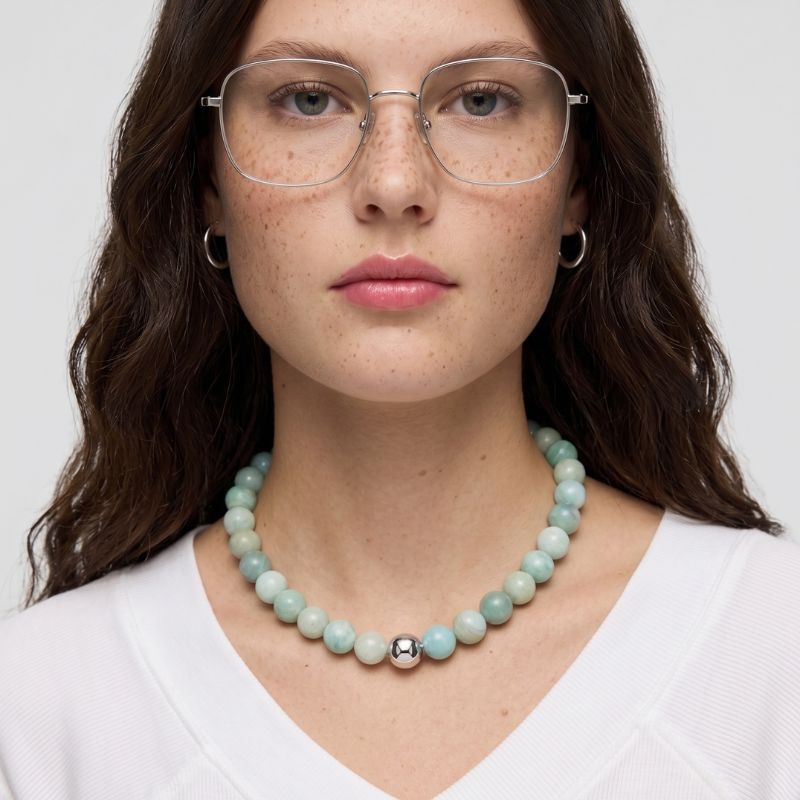 Choker Amazonita Dorotea Piedra
