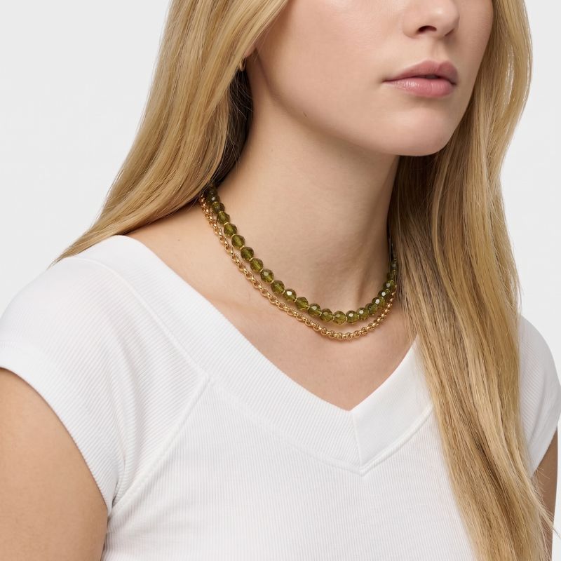 Choker Cristal Checo Dorotea Piedra
