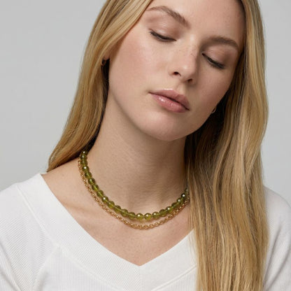 Choker Cristal Checo Dorotea Piedra