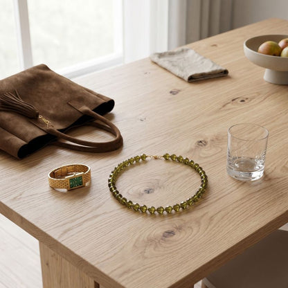 Choker Cristal Checo Dorotea Piedra